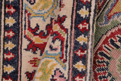 handmade Geometric Kazak Lt. Green Beige Hand-made RECTANGLE 100% WOOL area rug 2'X3'