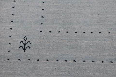 handmade Modern Gabbeh Ivory Ivory Hand-made RECTANGLE 100% WOOL area rug 9' x 12'