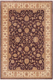 Shabby Chic Ziegler Christin Purple/Beige Wool Rug - 8'11'' x 11'9''