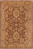 handmade Traditional Kafkaz Brown Beige Hand Knotted RECTANGLE 100% WOOL area rug 8 x 11