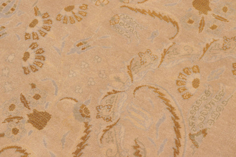 handmade Modern Kafkaz Tan Brown Hand Knotted RECTANGLE 100% WOOL area rug 6x9