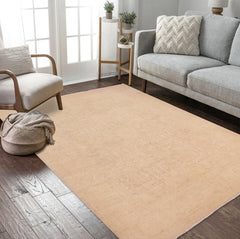 handmade Transitional Kafkaz Lt. Gold Gold Hand Knotted RECTANGLE 100% WOOL area rug 5X6