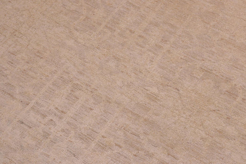 handmade Modern Kafkaz Lt. Gold Gold Hand Knotted RECTANGLE 100% WOOL area rug 5' x 6'