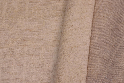 handmade Modern Kafkaz Lt. Gold Gold Hand Knotted RECTANGLE 100% WOOL area rug 5' x 6'