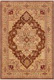 Shabby Chic Ziegler Phung Brown/Beige Wool Rug - 8'11'' x 11'9''