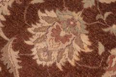 handmade Traditional Kafkaz Brown Beige Hand Knotted RECTANGLE 100% WOOL area rug 8X10