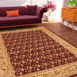 handmade Transitional Kafkaz Red Beige Hand Knotted RECTANGLE 100% WOOL area rug 9 x 12