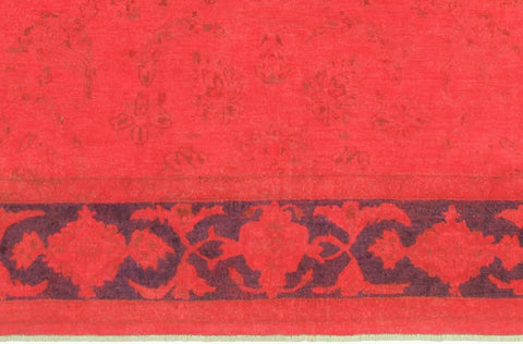 A08132, 711"x 9 6",Over Dyed                     ,8x10,Pink,BLUE,Hand-knotted                  ,Pakistan   ,100% Wool  ,Rectangle  ,652671171383