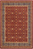 handmade Transitional Kafkaz Red Blue Hand Knotted RECTANGLE 100% WOOL area rug 9 x 11