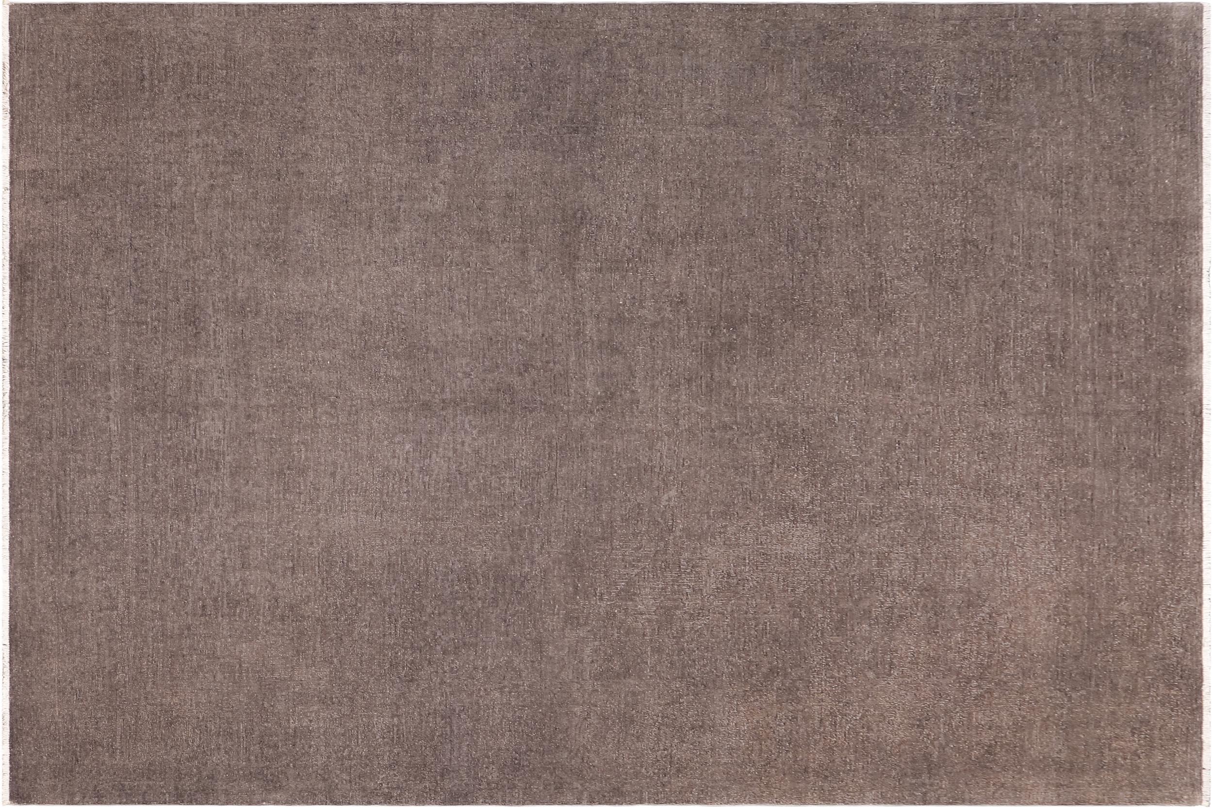 handmade Over Dyed Over Dyed Lt. Gray Lt. Gray Hand Knotted RECTANGLE 100% WOOL area rug 8' x 10'