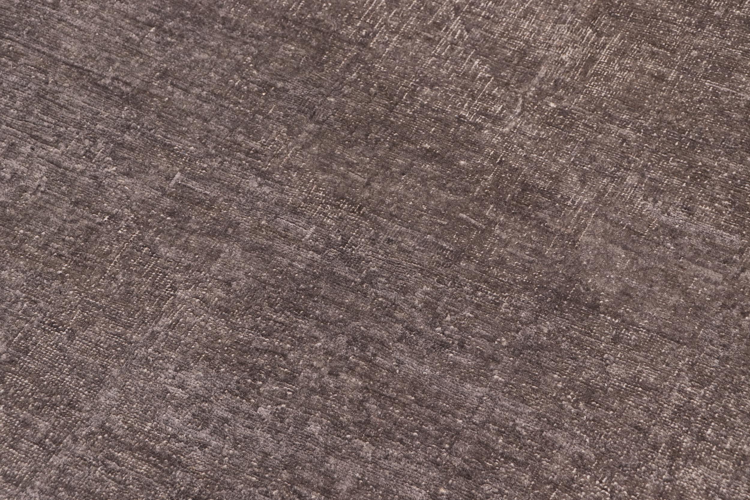 handmade Over Dyed Over Dyed Lt. Gray Lt. Gray Hand Knotted RECTANGLE 100% WOOL area rug 8' x 10'