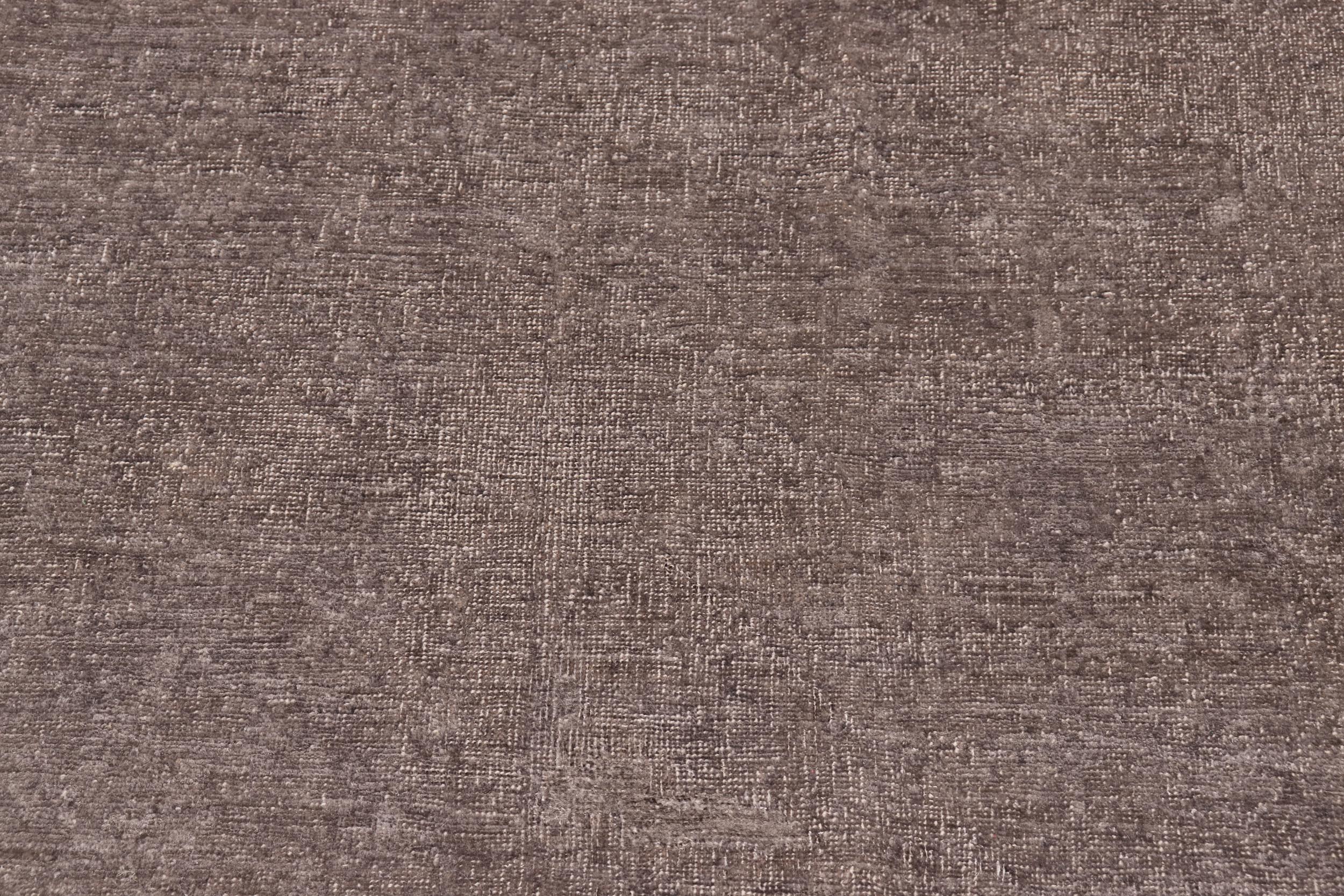 handmade Over Dyed Over Dyed Lt. Gray Lt. Gray Hand Knotted RECTANGLE 100% WOOL area rug 8' x 10'