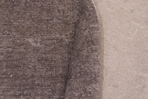 handmade Over Dyed Over Dyed Lt. Gray Lt. Gray Hand Knotted RECTANGLE 100% WOOL area rug 8' x 10'