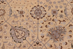 handmade Traditional  Lt. Gold Lt. Gold Hand Knotted RECTANGLE 100% WOOL area rug 10'X15'