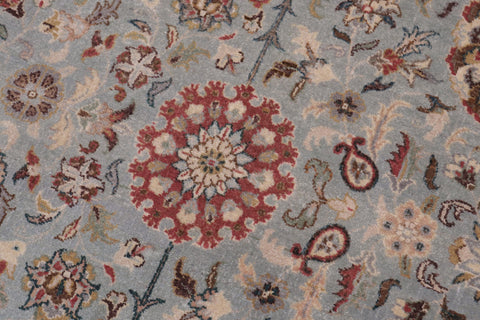 handmade Traditional  Lt. Blue  Hand Knotted  100% WOOL area rug 12' x 18'