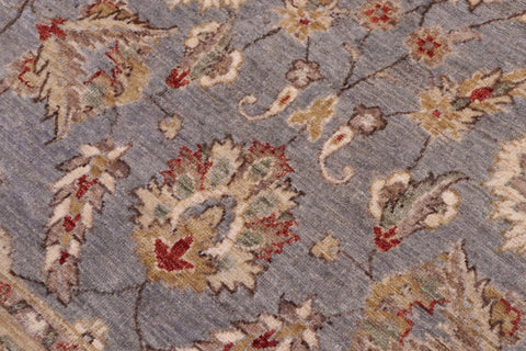 handmade Traditional Kafkaz Lt. Gray Gold Hand Knotted RECTANGLE 100% WOOL area rug 5x7
