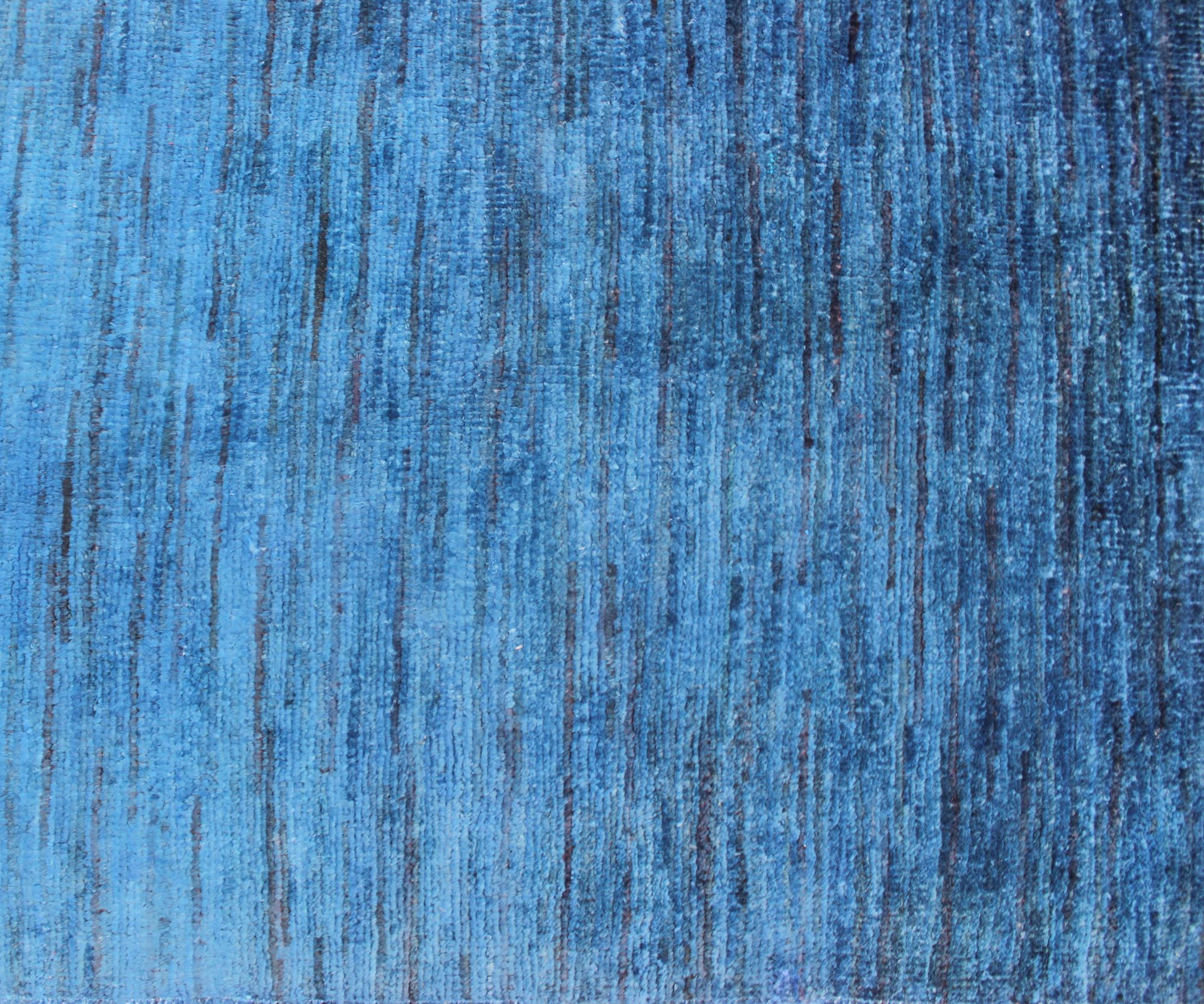 handmade Over Dyed Over Dyed Lt. Blue Red Hand Knotted RECTANGLE 100% WOOL area rug 2' x 3'