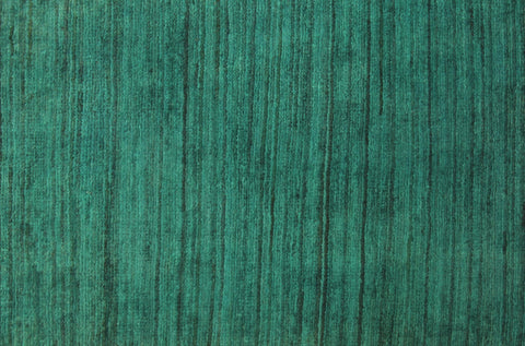 handmade Over Dyed Over Dyed Green Green Hand Knotted RECTANGLE 100% WOOL area rug 2' x 3'