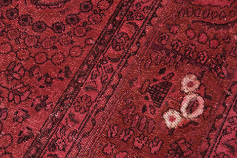 handmade Vintage Vintage Red Brown Hand Knotted RECTANGLE 100% WOOL area rug 8' x 12'