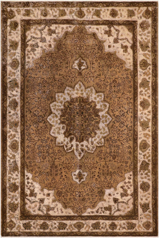 Vintage Distressed Persian Tijuana Blue/Charcoal Wool Rug - 6'11''X9'9''