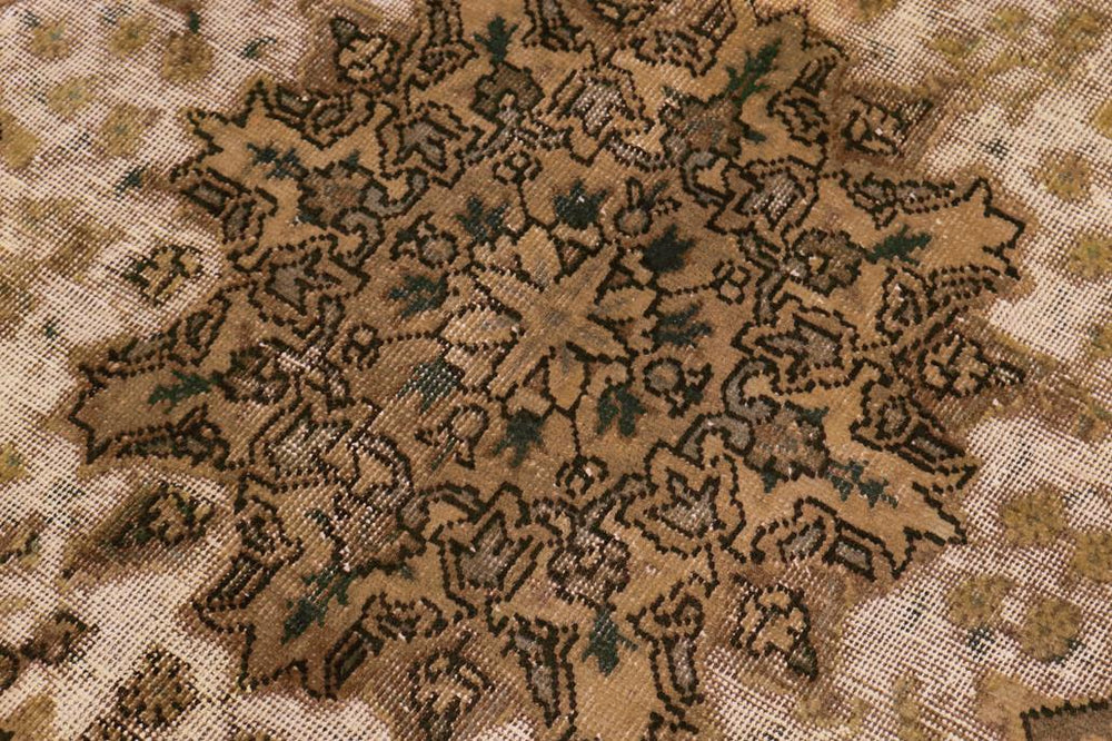 handmade Vintage Vintage Blue Charcoal Hand Knotted RECTANGLE 100% WOOL area rug 7x10