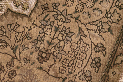 handmade Vintage Vintage Blue Charcoal Hand Knotted RECTANGLE 100% WOOL area rug 7' x 10'