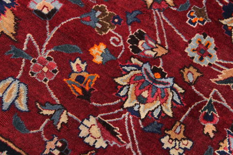 handmade Traditional Antique Red Black Hand Knotted RECTANGLE 100% WOOL area rug 10 x 13