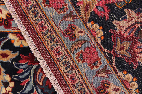 handmade Traditional Antique Red Black Hand Knotted RECTANGLE 100% WOOL area rug 10 x 13