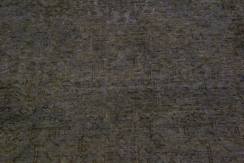 handmade Modern Vintage Blue Brown Hand Knotted RECTANGLE 100% WOOL area rug 6' x 10'