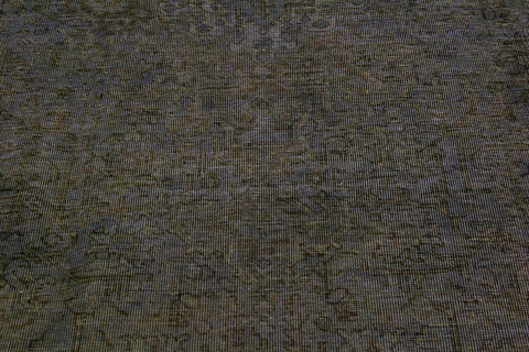 handmade Vintage Vintage Blue Brown Hand Knotted RECTANGLE 100% WOOL area rug 6x10