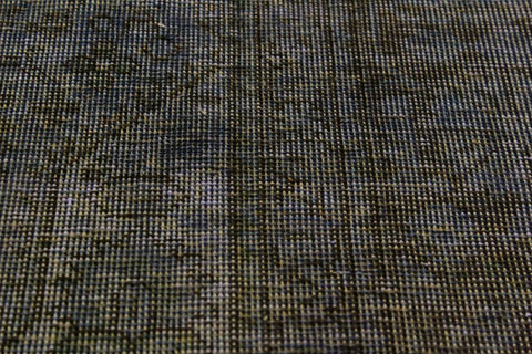 handmade Vintage Vintage Blue Brown Hand Knotted RECTANGLE 100% WOOL area rug 6x10