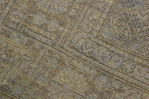 handmade Modern Vintage Blue Brown Hand Knotted RECTANGLE 100% WOOL area rug 6' x 10'