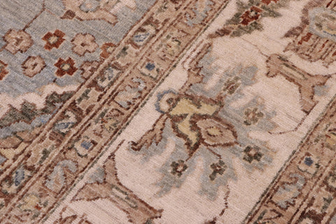 handmade Traditional Kafkaz Lt. Blue  Hand Knotted RECTANGLE 100% WOOL area rug 10' x 14'