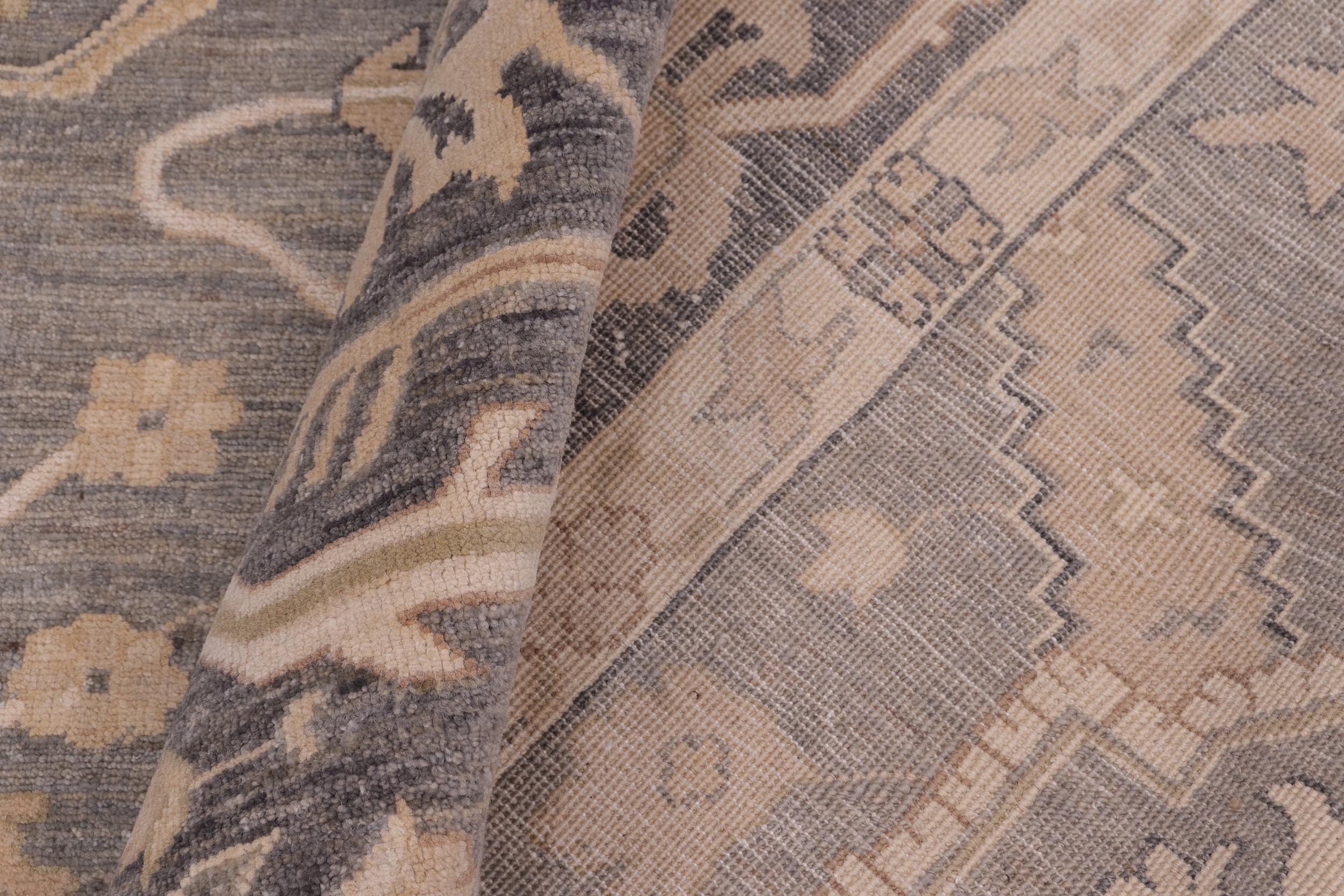 handmade Traditional Kafkaz Lt. Gray Gray Hand Knotted RECTANGLE 100% WOOL area rug 9x12