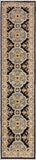 Classic Ziegler Corey Blue Ivory Hand-Knotted Wool Runner  - 2'7'' x 10'0''