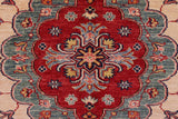 handmade Geometric Super Kazak Blue Red Hand Knotted RECTANGLE 100% WOOL area rug 9 x 12