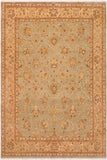 handmade Transitional Kafkaz Lt. Gray Lt. Green Hand Knotted RECTANGLE 100% WOOL area rug 9 x 12