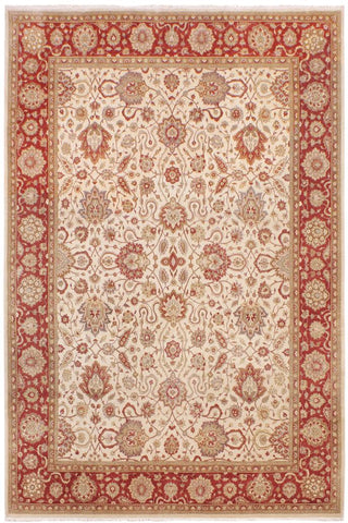 handmade Traditional Kashan Tan Rust Hand Knotted RECTANGLE 100% WOOL area rug 9'X12'