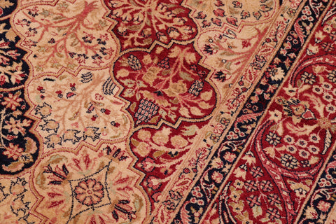 handmade Traditional Compartment Red Red Hand Knotted RECTANGLE 100% WOOL area rug 6 x 9