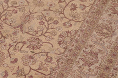 handmade Traditional Kafkaz Gold Lt. Gray Hand Knotted RECTANGLE 100% WOOL area rug 6'X9'