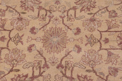 handmade Traditional Kafkaz Gold Lt. Gray Hand Knotted RECTANGLE 100% WOOL area rug 6'X9'