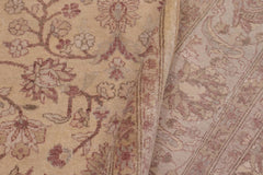 handmade Traditional Kafkaz Gold Lt. Gray Hand Knotted RECTANGLE 100% WOOL area rug 6'X9'