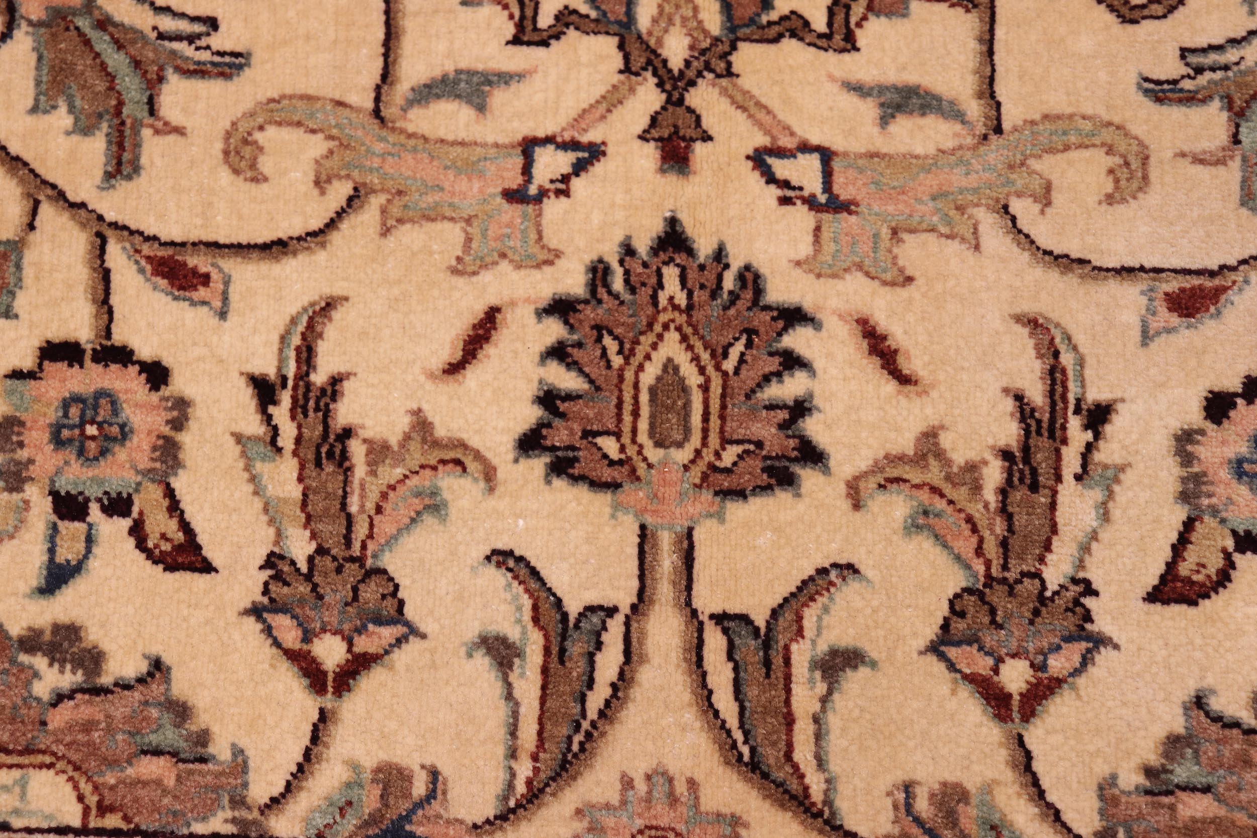 handmade Traditional Kafkaz Ivory Ivory Hand Knotted RECTANGLE 100% WOOL area rug 6' x 9'