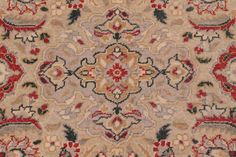 handmade Traditional Tabriz Lt. Gray Lt. Gray Hand Knotted RECTANGLE 100% WOOL area rug 6' x 9'
