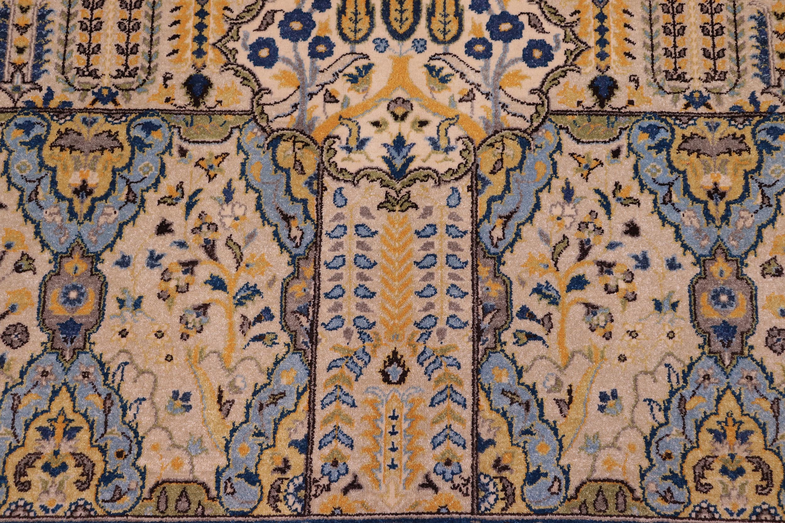 handmade Transitional Design Lt. Gray Lt. Gray Hand Knotted RECTANGLE 100% WOOL area rug 6' x 9'