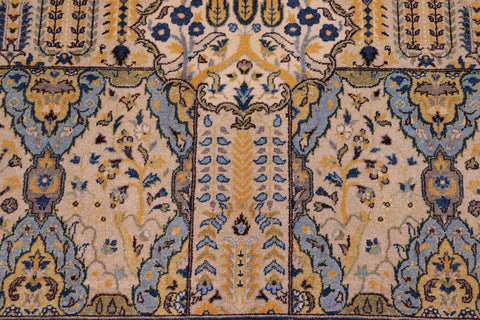handmade Transitional Design Lt. Gray Lt. Gray Hand Knotted RECTANGLE 100% WOOL area rug 6' x 9'