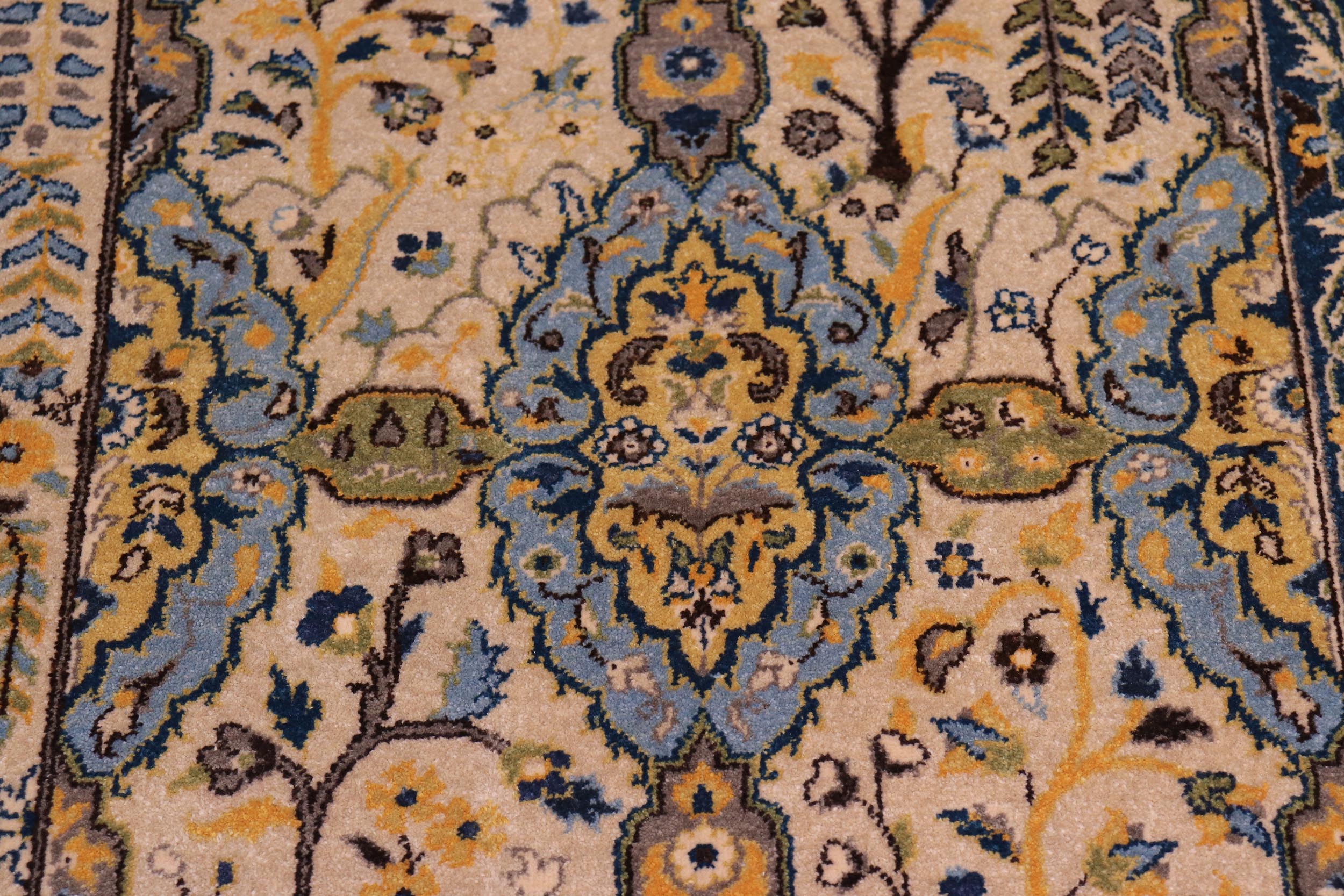 handmade Transitional Design Lt. Gray Lt. Gray Hand Knotted RECTANGLE 100% WOOL area rug 6' x 9'