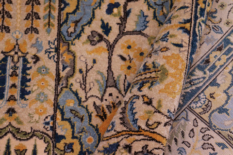 handmade Transitional Design Lt. Gray Lt. Gray Hand Knotted RECTANGLE 100% WOOL area rug 6' x 9'