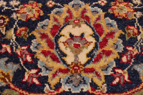 handmade Transitional Design Red Teal Hand Knotted RECTANGLE 100% WOOL area rug 6' x 9'