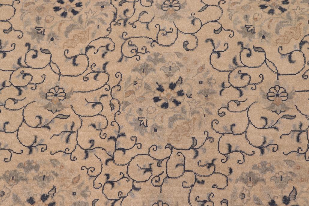 handmade Traditional Kafkaz Tan Green Hand Knotted RECTANGLE 100% WOOL area rug 6'X9'